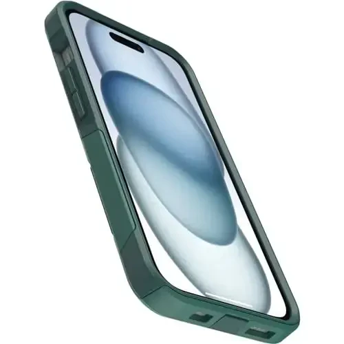 OtterBox iPhone 16e, 15, 14, & 13 Commuter Series Case - GET Your Greens, Slim & Tough, Pocket-Friendly, with Port Protection - 3