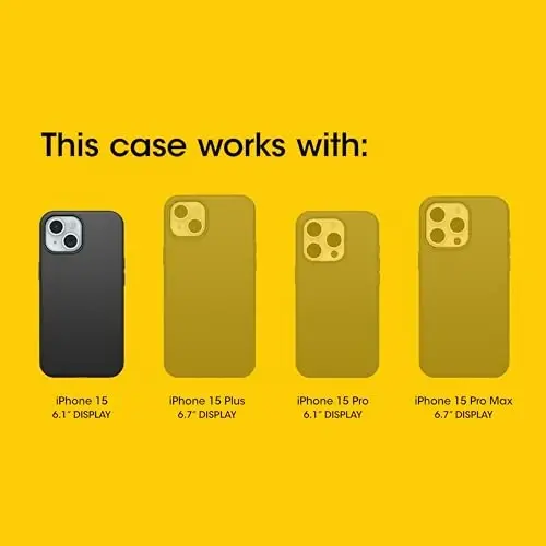 OtterBox iPhone 16e, 15, 14, & 13 Commuter Series Case - Crisp Denim (Blue), Slim & Tough, Pocket-Friendly, with Port Protection - 2