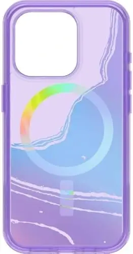 OtterBox iPhone 16e, 15, 14, & 13 Symmetry Series Case -, Snaps to MagSafe, Ultra-Sleek, Raised Edges Protect Camera & Screen (Galactic Dreaming) - OTTERBOX