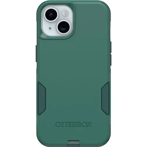 OtterBox iPhone 16e, 15, 14, & 13 Commuter Series Case - GET Your Greens, Slim & Tough, Pocket-Friendly, with Port Protection - 1
