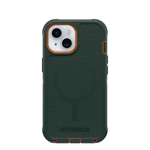 OtterBox iPhone 16e, 15, 14, & 13 Defender Series for MagSafe - Coopersmith Green - 1