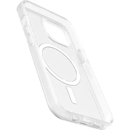 OtterBox iPhone 16e, 15, iPhone 14, and iPhone 13 Symmetry Series Clear Case (Clear), Snaps to MagSafe, Ultra-Sleek, Raised Edges Protect Camera & Screen, Ultra-Thin, Sleek iPhone Case - 3
