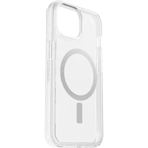 OtterBox iPhone 16e, 15, iPhone 14, and iPhone 13 Symmetry Series Clear Case (Clear), Snaps to MagSafe, Ultra-Sleek, Raised Edges Protect Camera & Screen, Ultra-Thin, Sleek iPhone Case - 4