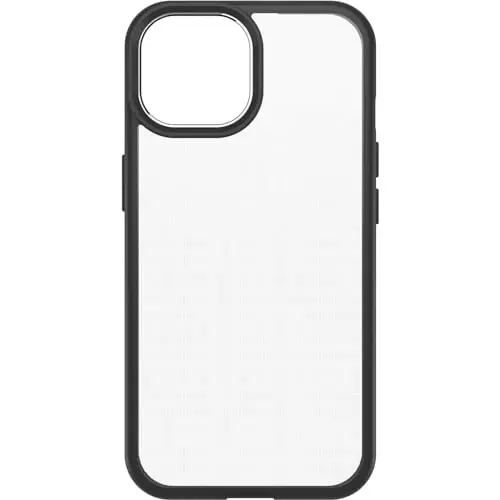 OtterBox iPhone 16e & 15 Prefix Series Case - Black Crystal, Ultra-Thin, Pocket-Friendly, Raised Edges Protect Camera & Screen, Wireless Charging Compatible, Stylish Minimalist iPhone Case - 6