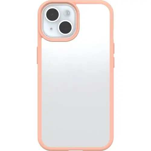 OtterBox iPhone 16e & iPhone 16e & 15 Prefix Series Case - Peach Perfect, Ultra-Thin, Pocket-Friendly, Raised Edges Protect Camera & Screen, Wireless Charging Compatible - 1