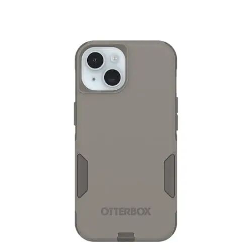 OtterBox iPhone 17e, 16e, 15, 14, & 13 Commuter Series Case - Grey Comfort | Thin & Protective iPhone Case, Dual-Layer, Impact Absorbing iPhone Case, Best MagSafe iPhone Cases for Wireless Charging - 1