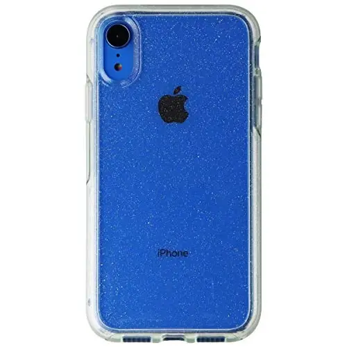 OtterBox iPhone XR Symmetry Series Case - STARDUST (SILVER FLAKE/CLEAR), ultra-sleek, wireless charging compatible, raised edges protect camera & screen - OTTERBOX (1)