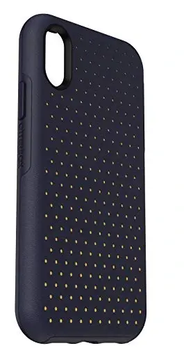 OtterBox Statement Moderne Series Case for iPhone XR - Midnight Polka (Maritime Blue/Citrus) 