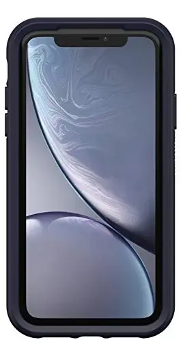 OtterBox Statement Moderne Series Case for iPhone XR - Midnight Polka (Maritime Blue/Citrus) - 2