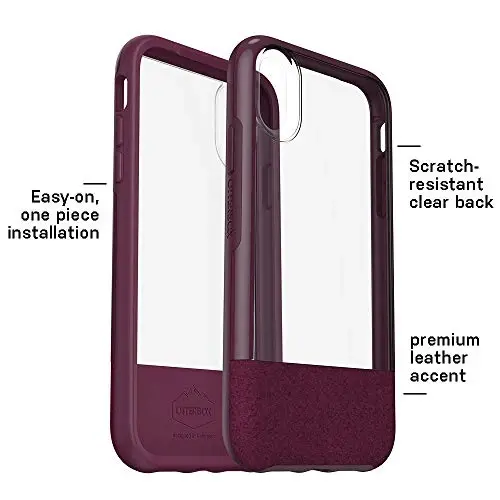 OtterBox Statement Series Case for iPhone XR - Lucent Storm (Clear/Castlerock/Pewter) - 4