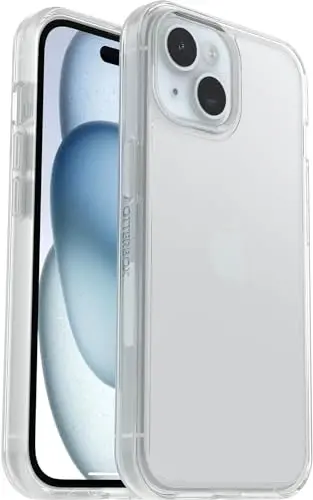 OtterBox SYMMETRY SERIES Case for iPhone 15, iPhone 14 and iPhone 13 - Clear - Modazone