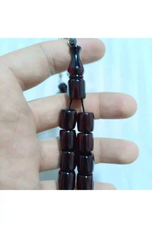 Ottoman dough invoice material KAS rosary.-Claret - 1