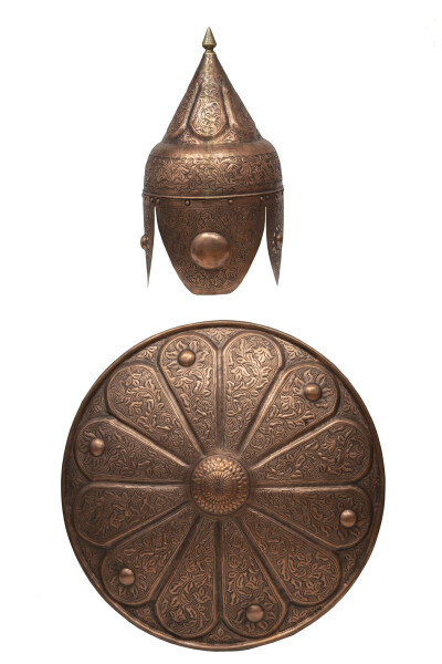 Ottoman Shield And Helmet Set - 2