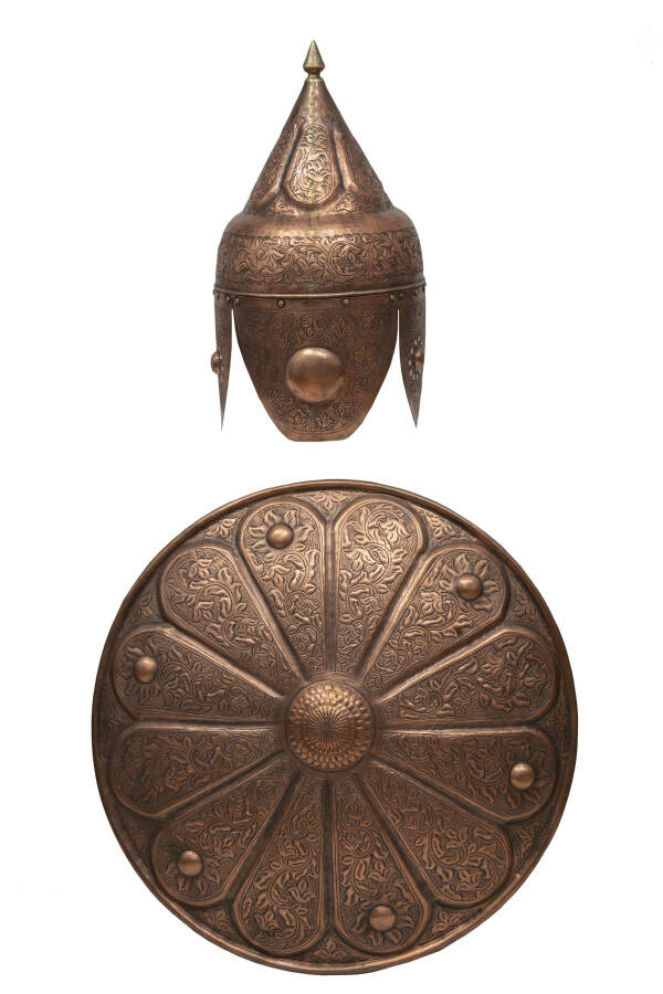 Ottoman Shield And Helmet Set - 2