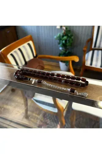 Ottoman Style Squeezing Amber Silver Design - 3