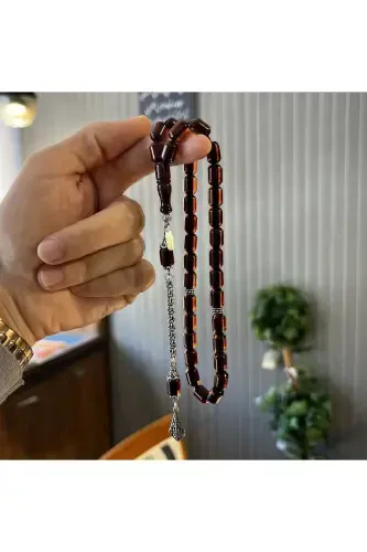 Ottoman Style Squeezing Amber Silver Design - 4