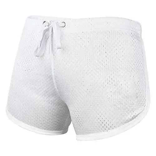 Ouber Men's Fitted Shorts Bodybuilding Workout Gym Running Tight Lifting Shorts - 6