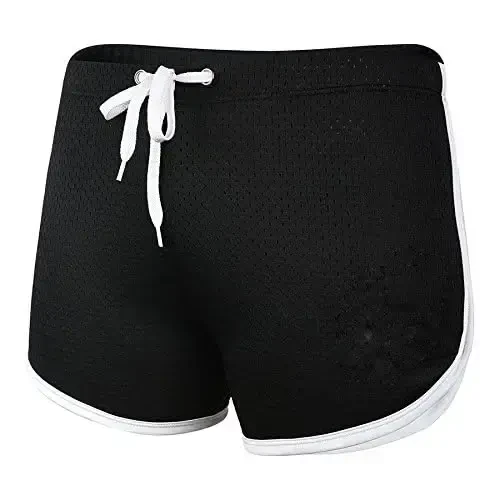 Ouber Men's Fitted Shorts Bodybuilding Workout Gym Running Tight Lifting Shorts - 5