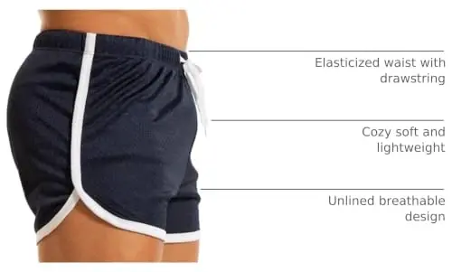 Ouber Men's Fitted Shorts Bodybuilding Workout Gym Running Tight Lifting Shorts - 4