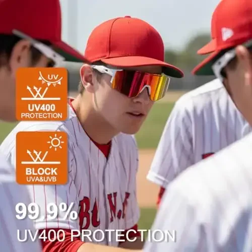 OULAIQI Велосипедные Очки Поляризованные Солнцезащитные Очки для Велоспорта Мужчины Женщины с 1 Линзой или 3 Сменными Линзами Бейсбольные Очки - 5