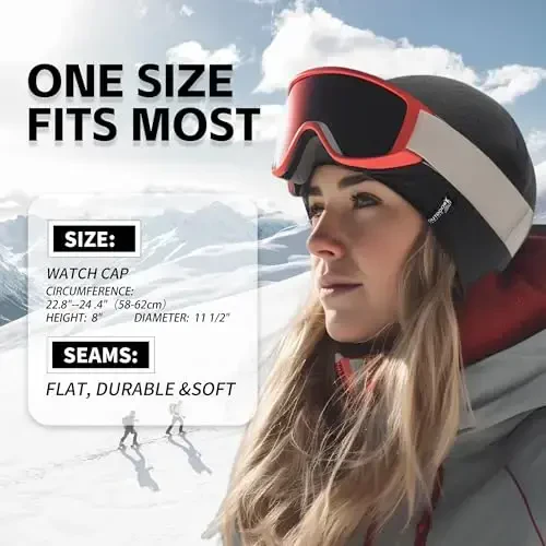 OUTDOOR SHAPING 2 Pack Tactical Fleece Cap Qishki iliq shapka Harbiy armiya kuzatuv qalpoqlari Erkaklar va ayollar uchun sovg'a - 4