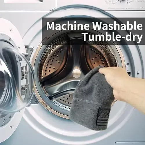 OUTDOOR SHAPING American Flag Fleece Watch Cap, USA Multi-Season Army Military Tactical Beanie, Winter Warm Beanie - 4