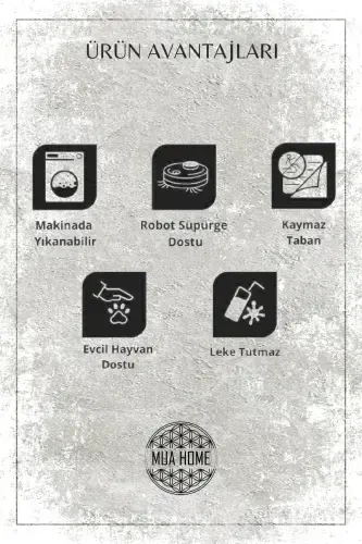 Oval shakldagi hashir naqshli raqamli bosma yuvish mumkin bo'lgan sirpanmaydigan taglikli zal oshxona balkon gilami yo'lak - MUA HOME DECOR (1)