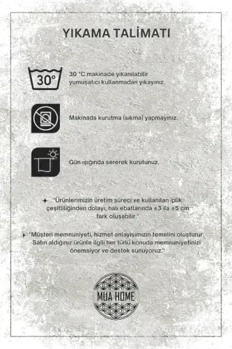 Oval shakldagi hashir naqshli raqamli bosma yuvish mumkin bo'lgan sirpanmaydigan taglikli zal oshxona balkon gilami yo'lak - 3