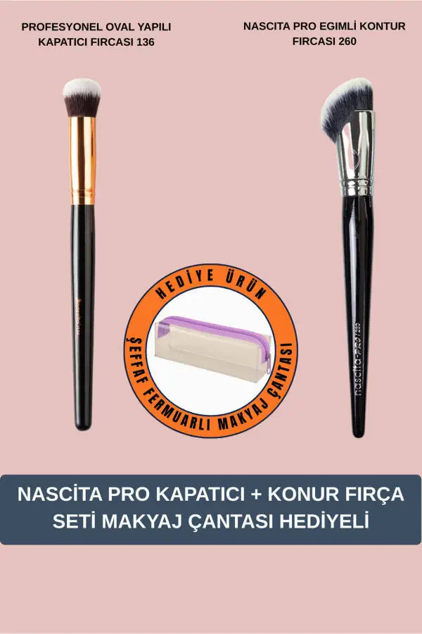 Oval shakldagi konselyator cho'tkasi 136+Nascita Pro qiyalikli konтур cho'tkasi 260 - 1