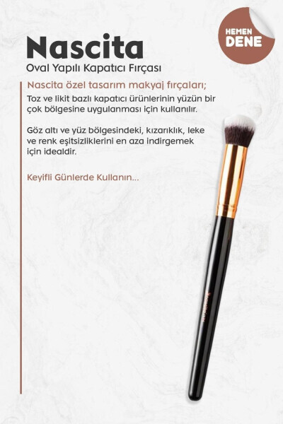 Oval Shaped Concealer Brush - 4