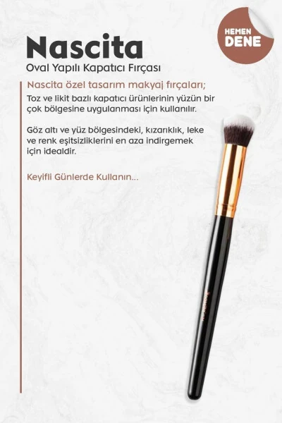 Oval Shaped Concealer Brush - 4