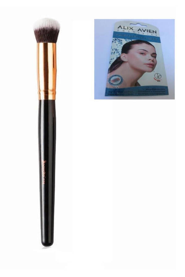 Oval Shaped Concealer Brush Nasbrush0136 - Mask Gift - 1