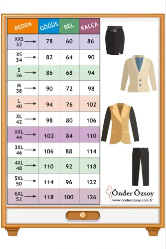 Oval Yaka Kısa Ceket & Bol Paça Pantolon Takım-haki - Haki - 6