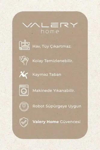 Овальный Comfort Оверлок Плюшевый Ковер Бежевый-Без бахромы Бежевый - 6