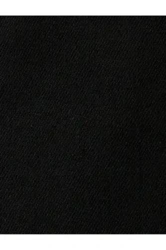 Oversize Cotton Cargo Straight Jeans with Stitch Detail - 6