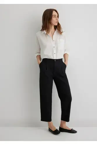 Oversize Ecru Shirt Loose Fit / Relaxed Fit 1 - 3