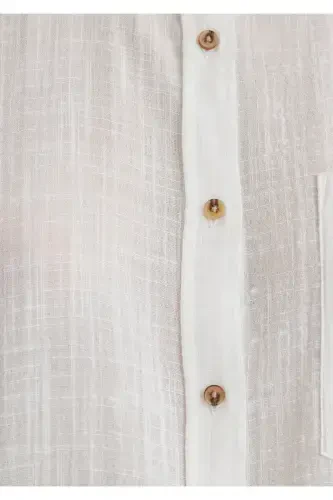 Oversize Ekрю Рубашка Свободного Кроя / Свободный Крой 1 - 8