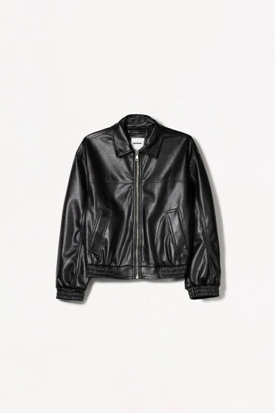 Oversize faux leather jacket - 2