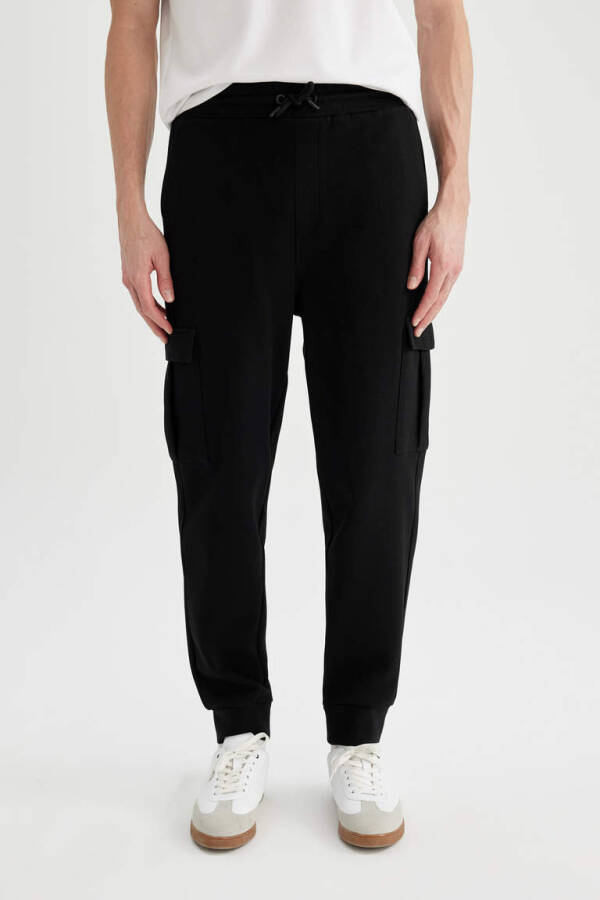 Oversize Fit Jogger Sweatpants Black - 4