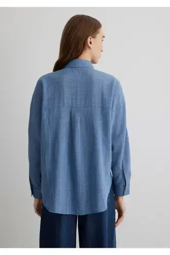 Oversize Gömlek Oversize / Geniş Kesim 1210404-837 - 5