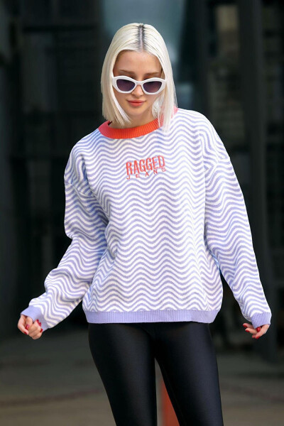 Oversize Green Sweater MG1251 - 8