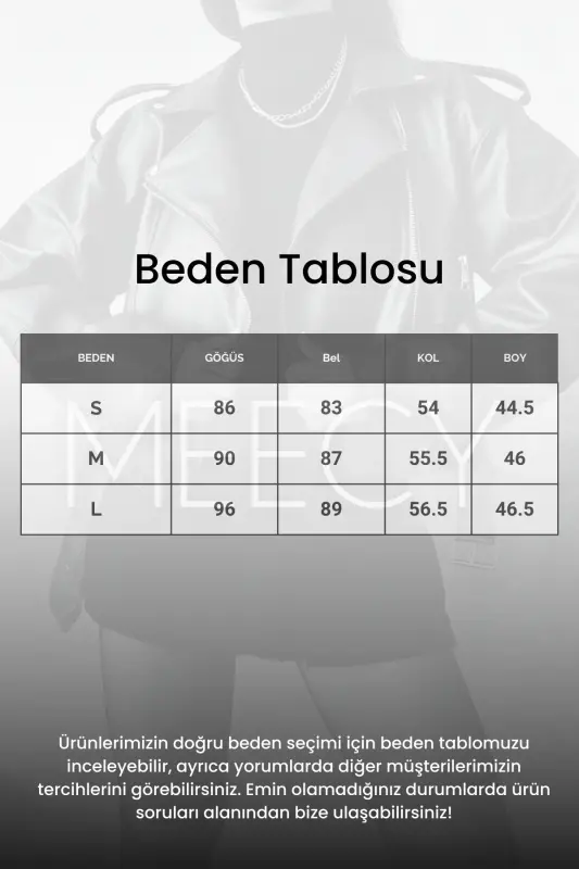 Oversıze Kemerli Deri Tarz Ceket - Bordo - 2