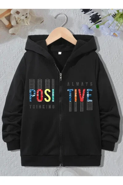 OVERSIZE Kids' Printed Zipper Hoodie (NEW PRODUCT) - 1