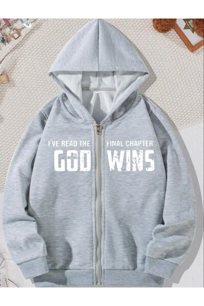 OVERSIZE Kids Printed Zipper Hoodie (NEW PRODUCT) - DAXIA