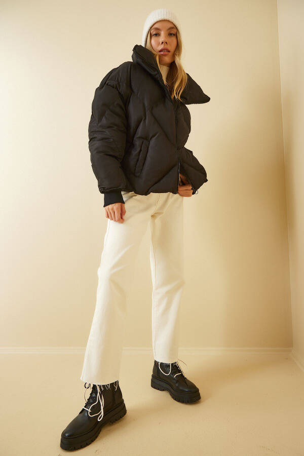 Oversize Puffer Jacket BLACK - 5