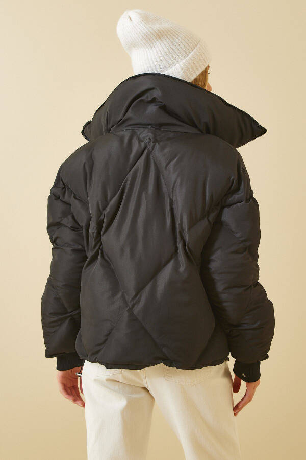 Oversize Puffer Jacket BLACK - 6