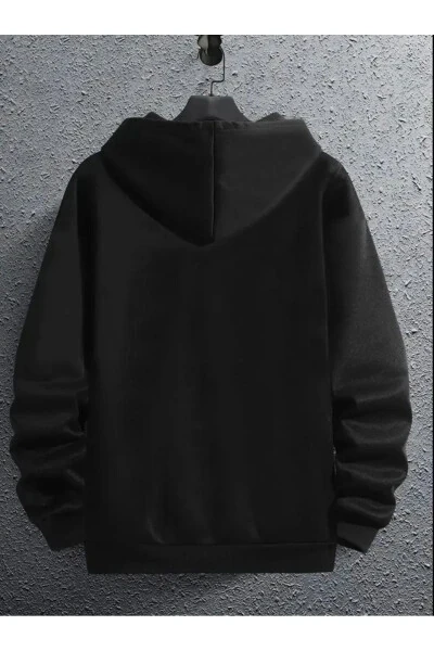 OVERSIZE Qiz/o'g'il bolalar bosma fermuarlı ko'ylagi kaputli (YANGI MAHSU LOT) - 10