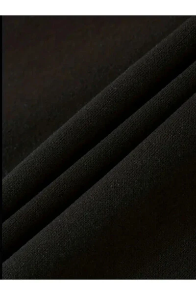 OVERSIZE Qiz/o'g'il bolalar bosma fermuarlı ko'ylagi kaputli (YANGI MAHSU LOT) - 7