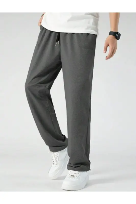 Oversize Seasonal Sweatpants-anthracite - 1
