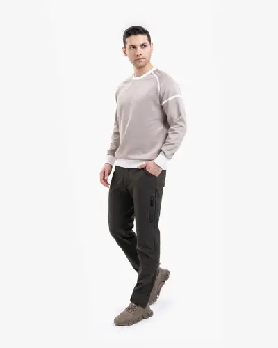 Oversize svitshot - BEJ - 3